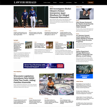 Lawyer Herald's Website